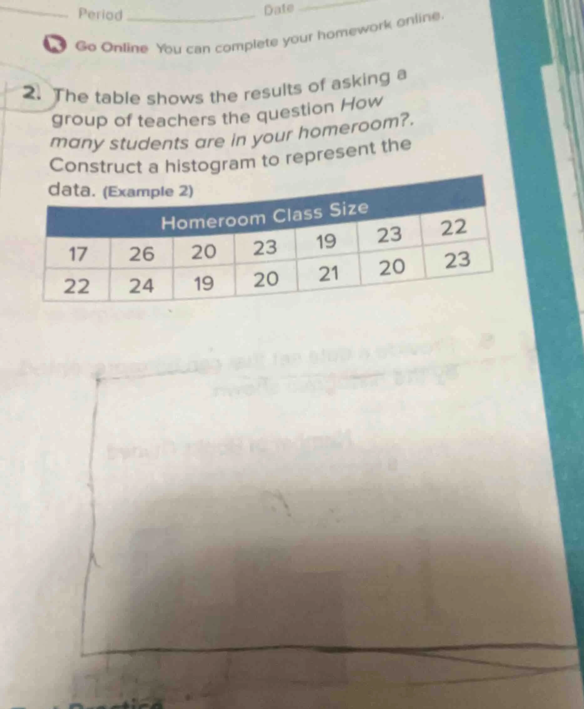 2. the table shows the results of asking a group of teachers the questi…