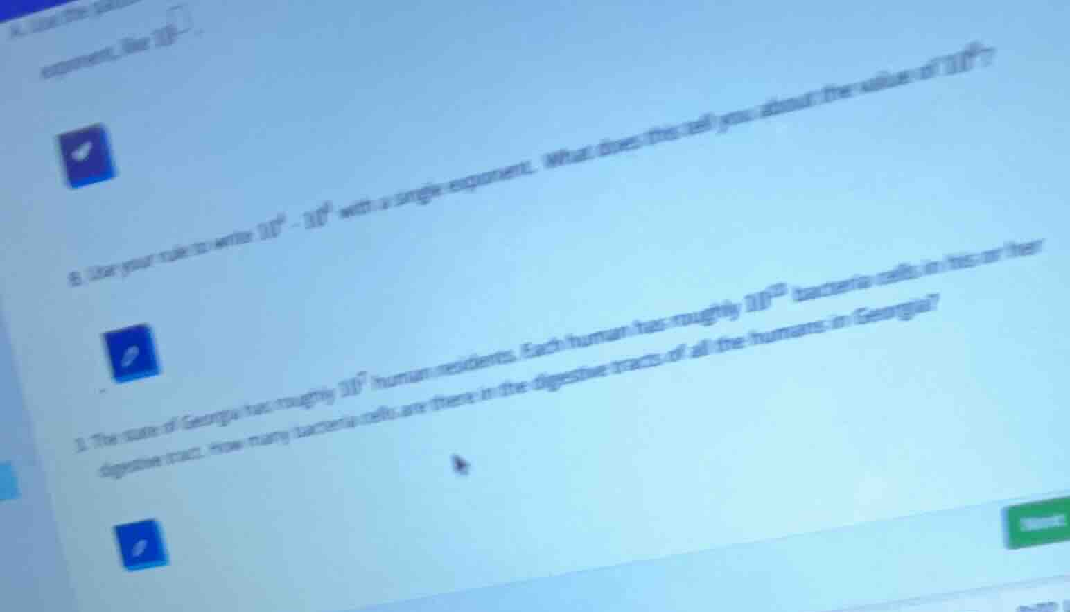 2. use your rule to write $10^4 \\cdot 10^6$ with a single exponent. wh…