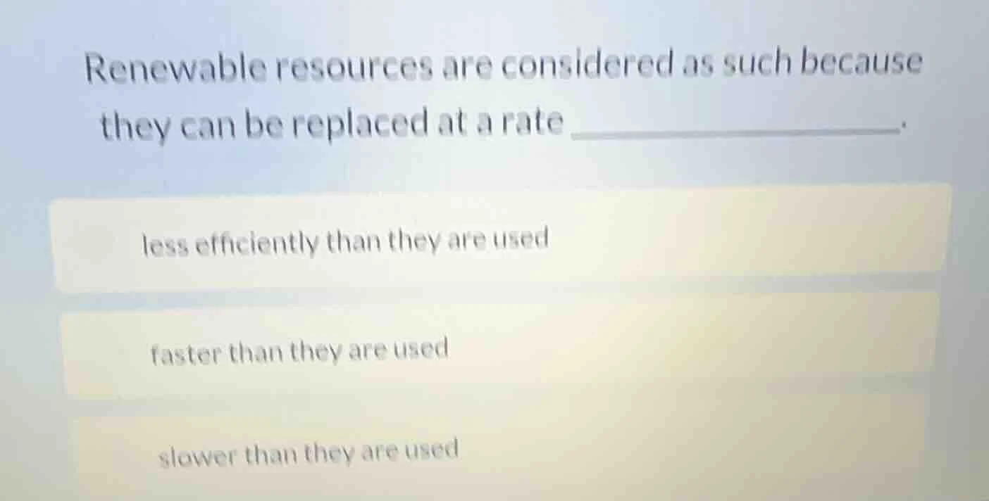 renewable resources are considered as such because they can be replaced…