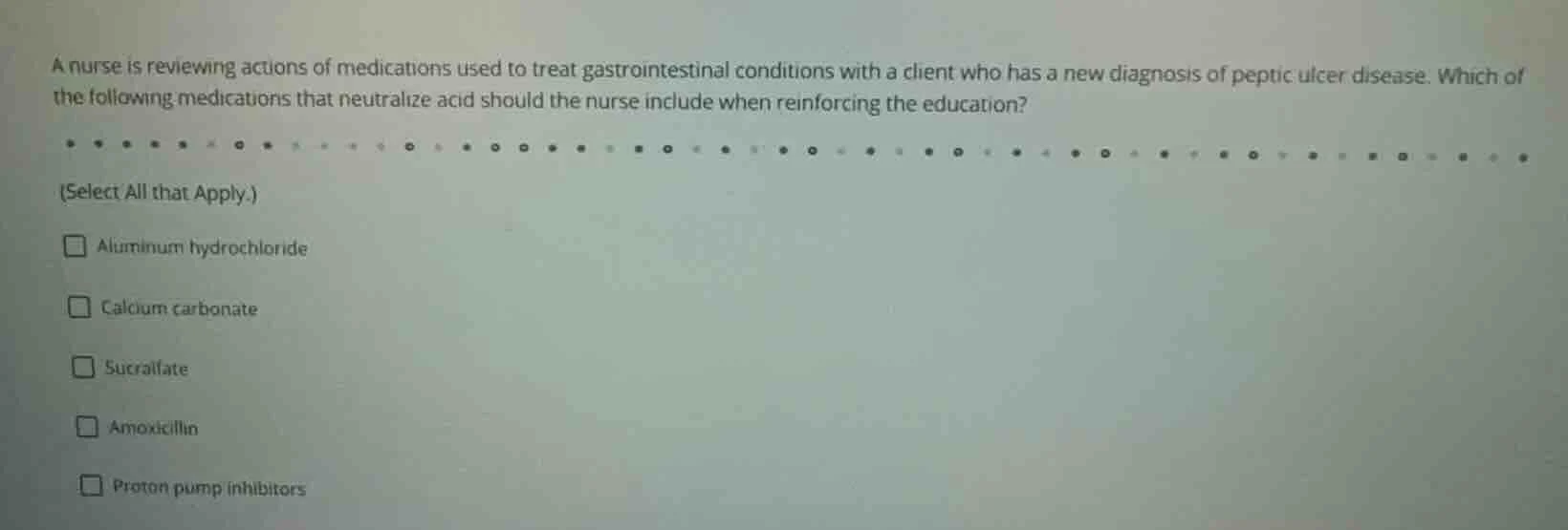 a nurse is reviewing actions of medications used to treat gastrointesti…