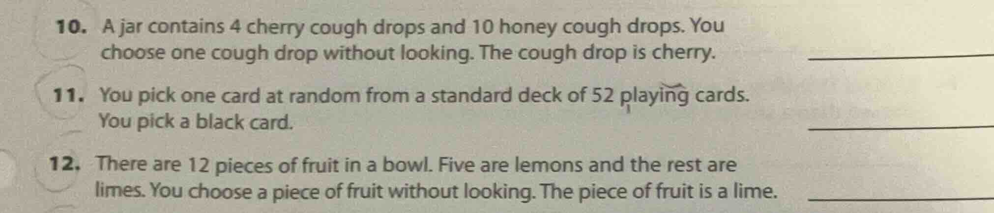 10. a jar contains 4 cherry cough drops and 10 honey cough drops. you c…