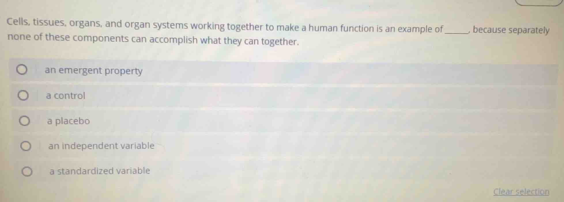 cells, tissues, organs, and organ systems working together to make a hu…