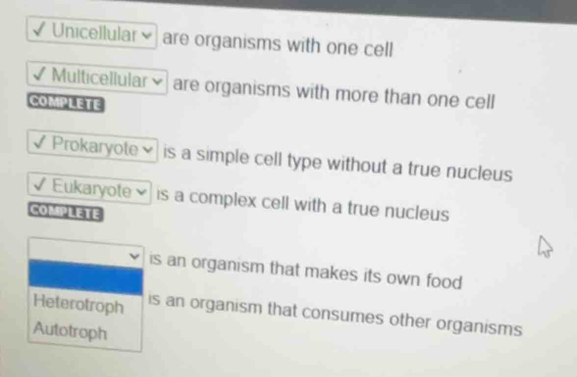 unicellular are organisms with one cell multicellular are organisms wit…