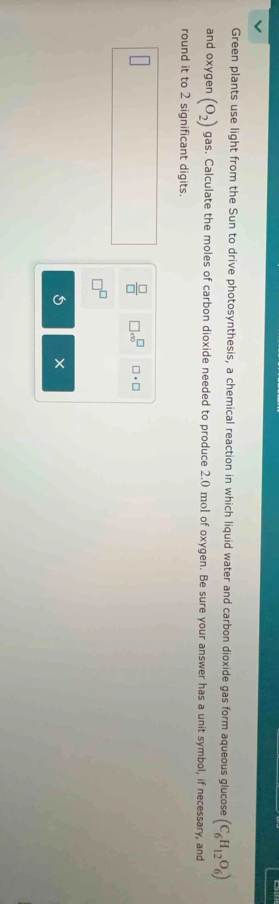 green plants use light from the sun to drive photosynthesis, a chemical…