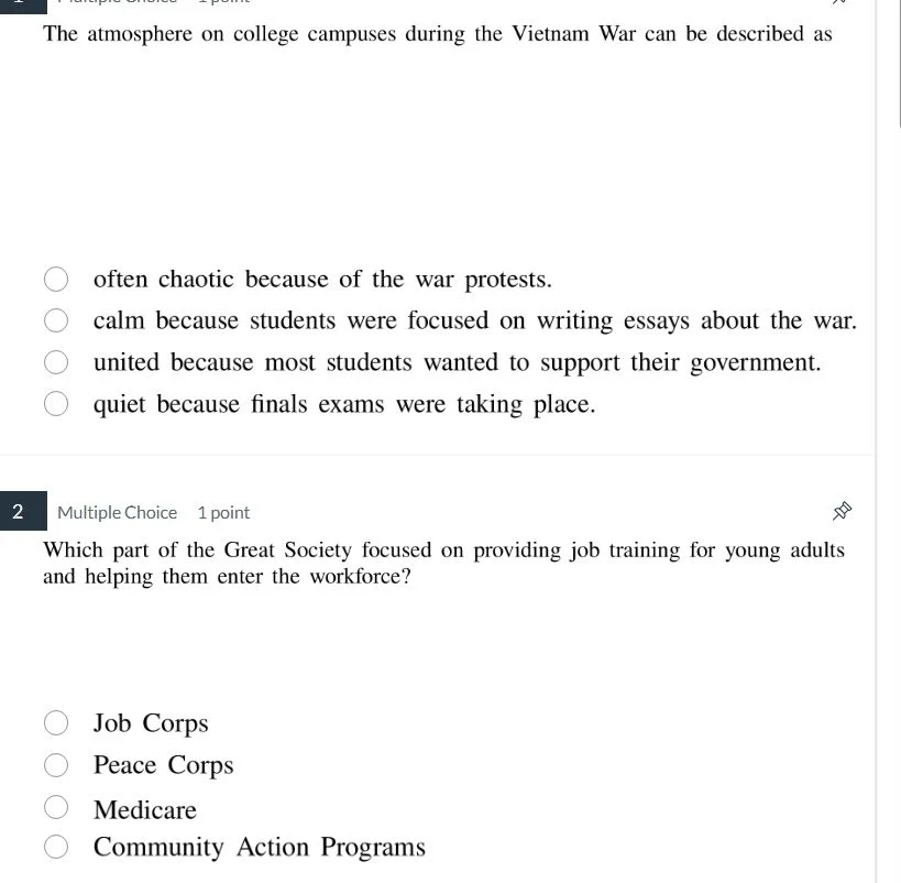 the atmosphere on college campuses during the vietnam war can be descri…