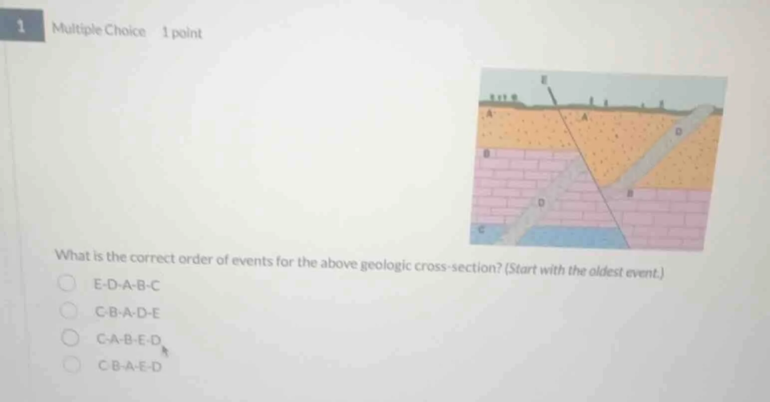 1 multiple choice 1 point what is the correct order of events for the a…