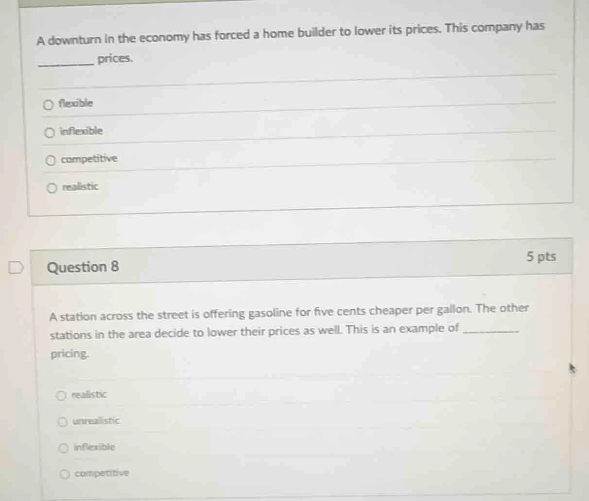 a downturn in the economy has forced a home builder to lower its prices…