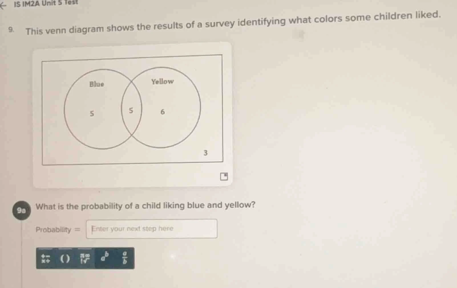 9. this venn diagram shows the results of a survey identifying what col…