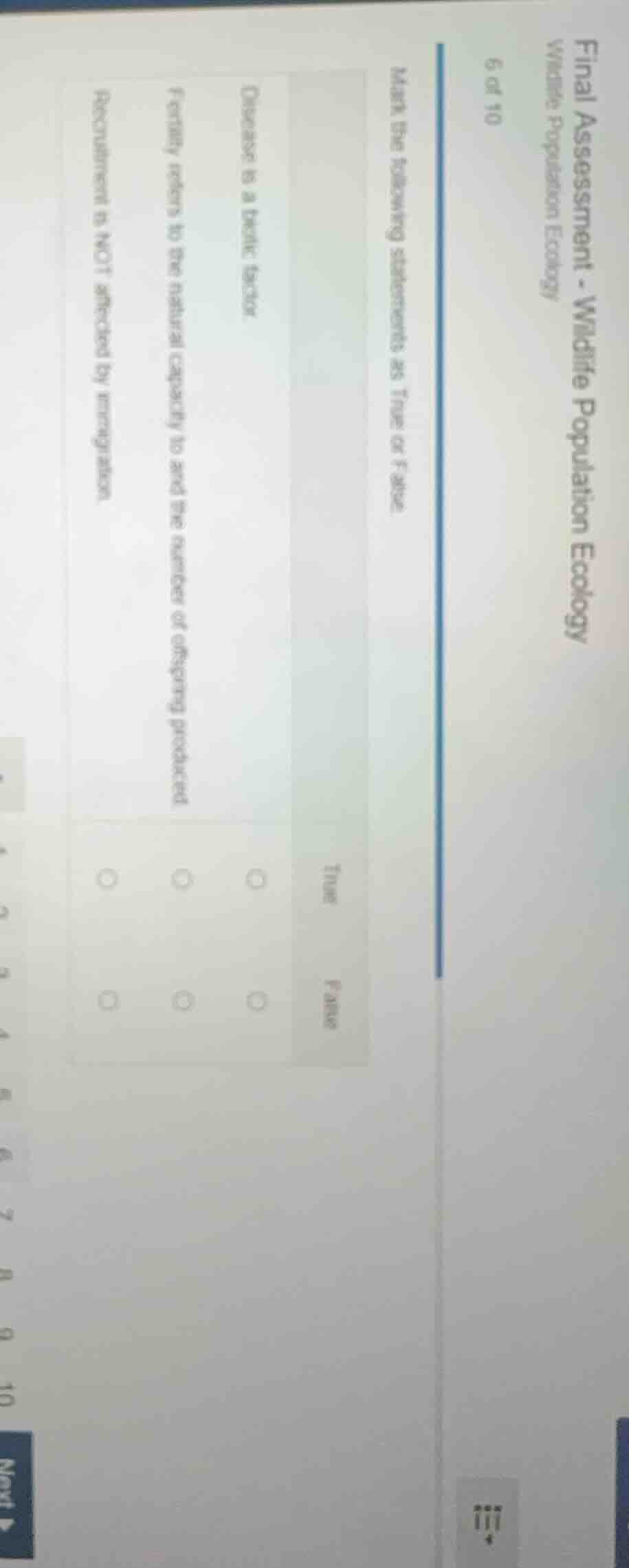 final assessment - wildlife population ecology wildlife population ecol…