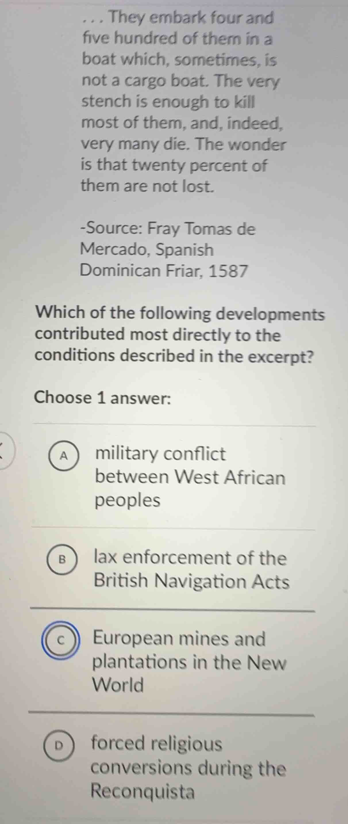 ... they embark four and five hundred of them in a boat which, sometime…
