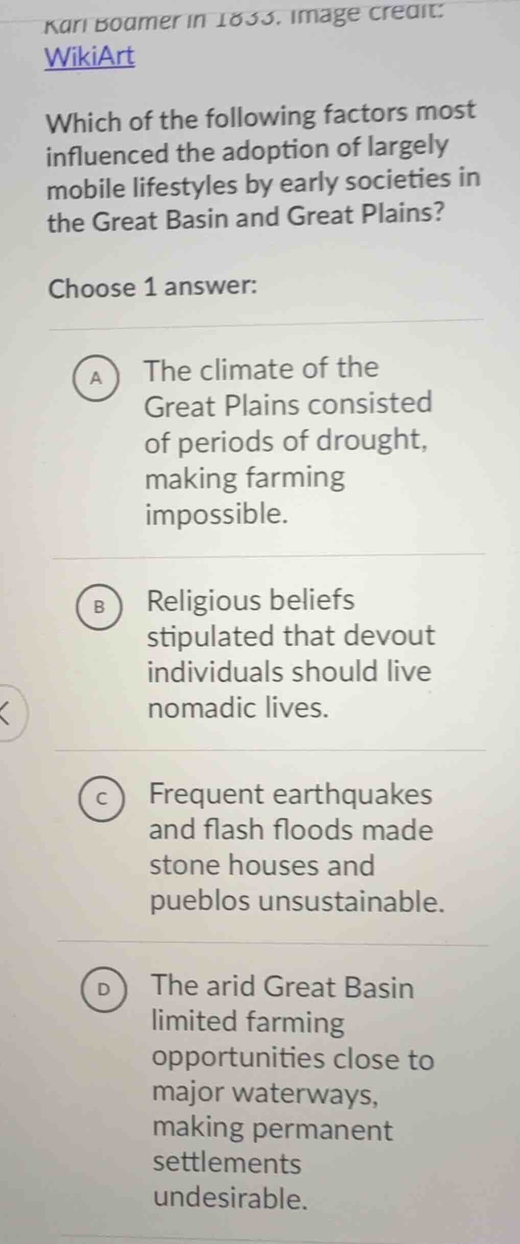which of the following factors most influenced the adoption of largely …