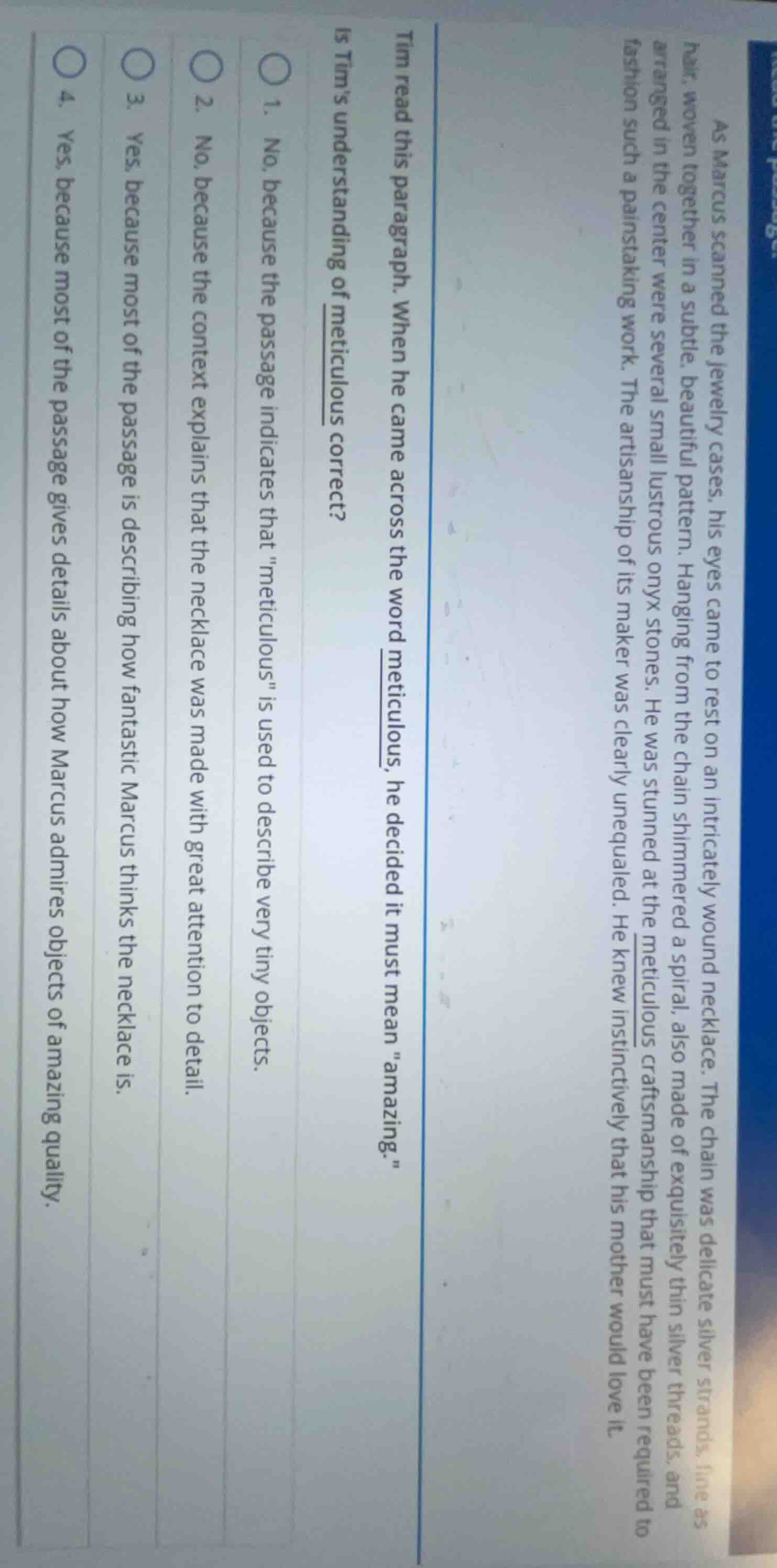 as marcus scanned the jewelry cases, his eyes came to rest on an intric…