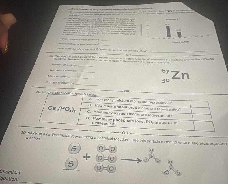 1.7 1.2.4 interpret simple examples of representing elements and compou…