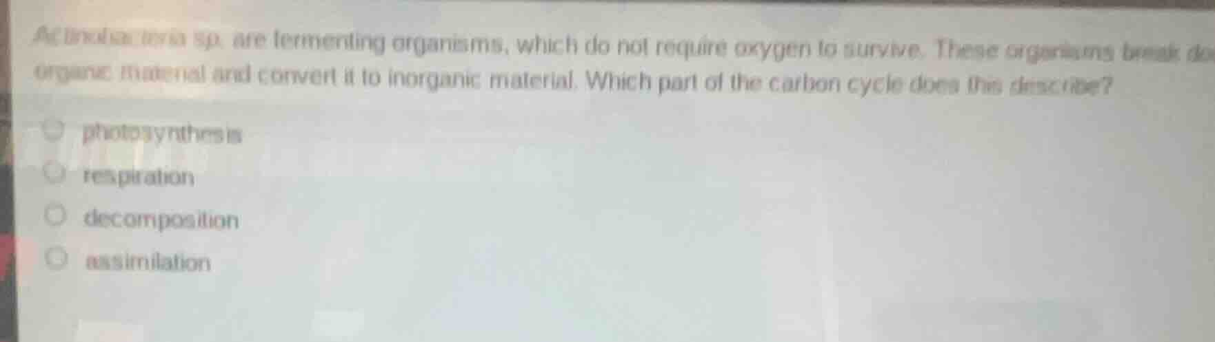 acetobacter sp. are fermenting organisms, which do not require oxygen t…
