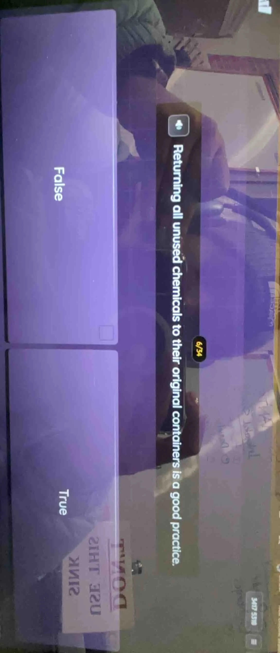 returning all unused chemicals to their original containers is a good p…