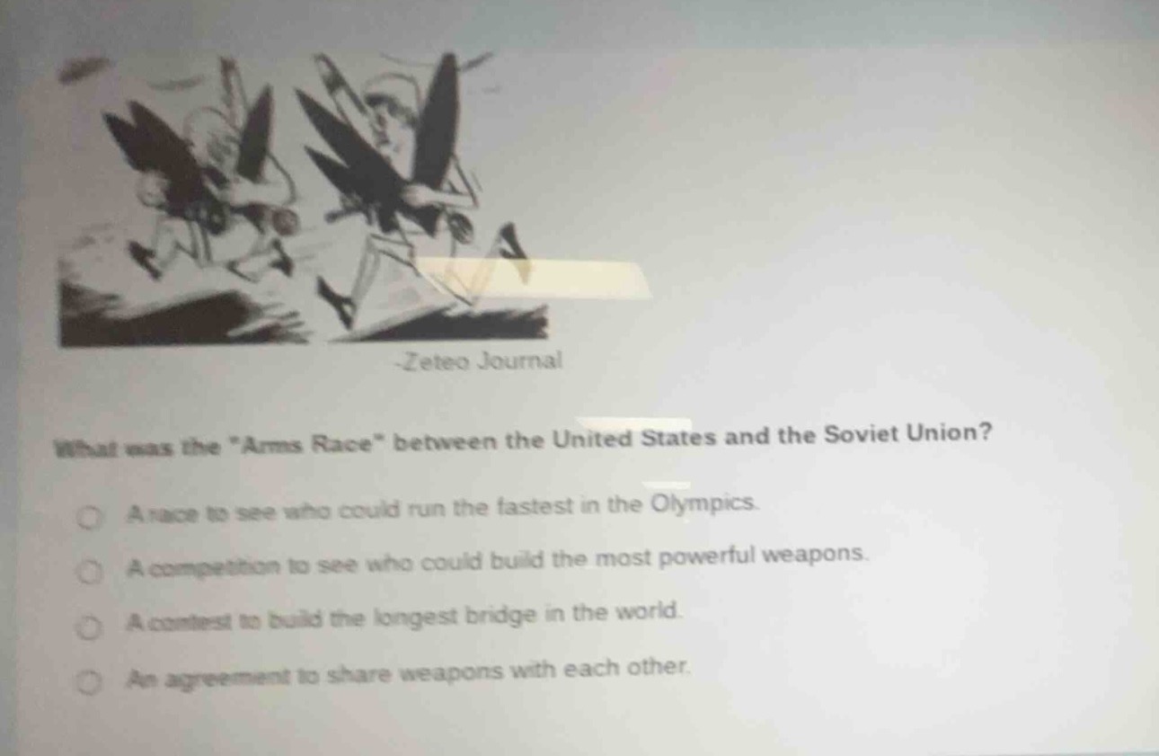 -zeteo journal what was the \arms race\ between the united states and t…