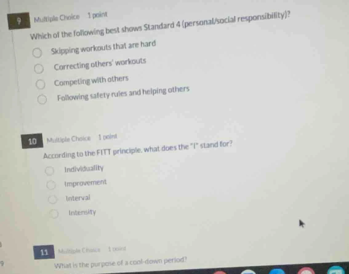 9 multiple choice 1 point which of the following best shows standard 4 …