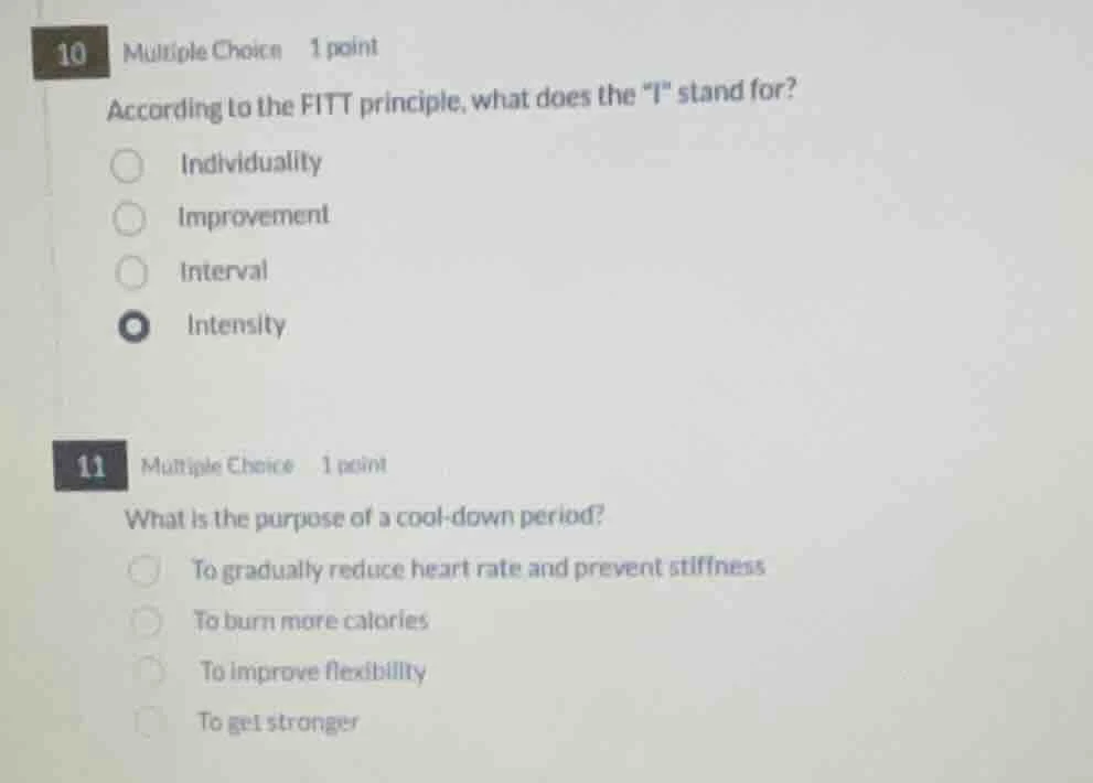 10 multiple choice 1 point according to the fitt principle, what does t…