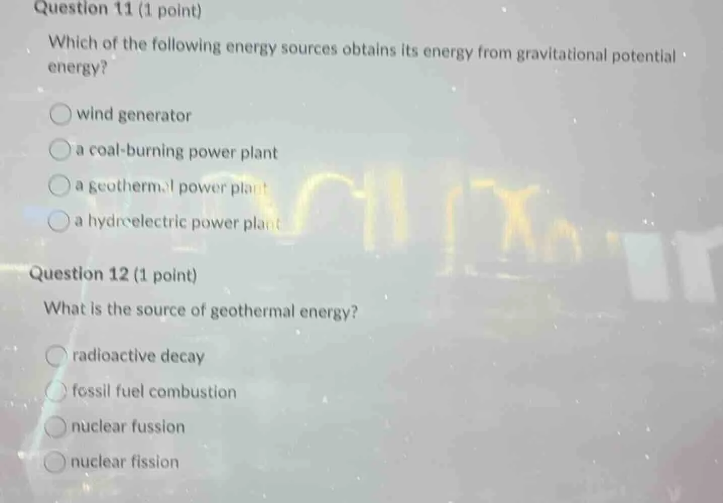 question 11 (1 point) which of the following energy sources obtains its…