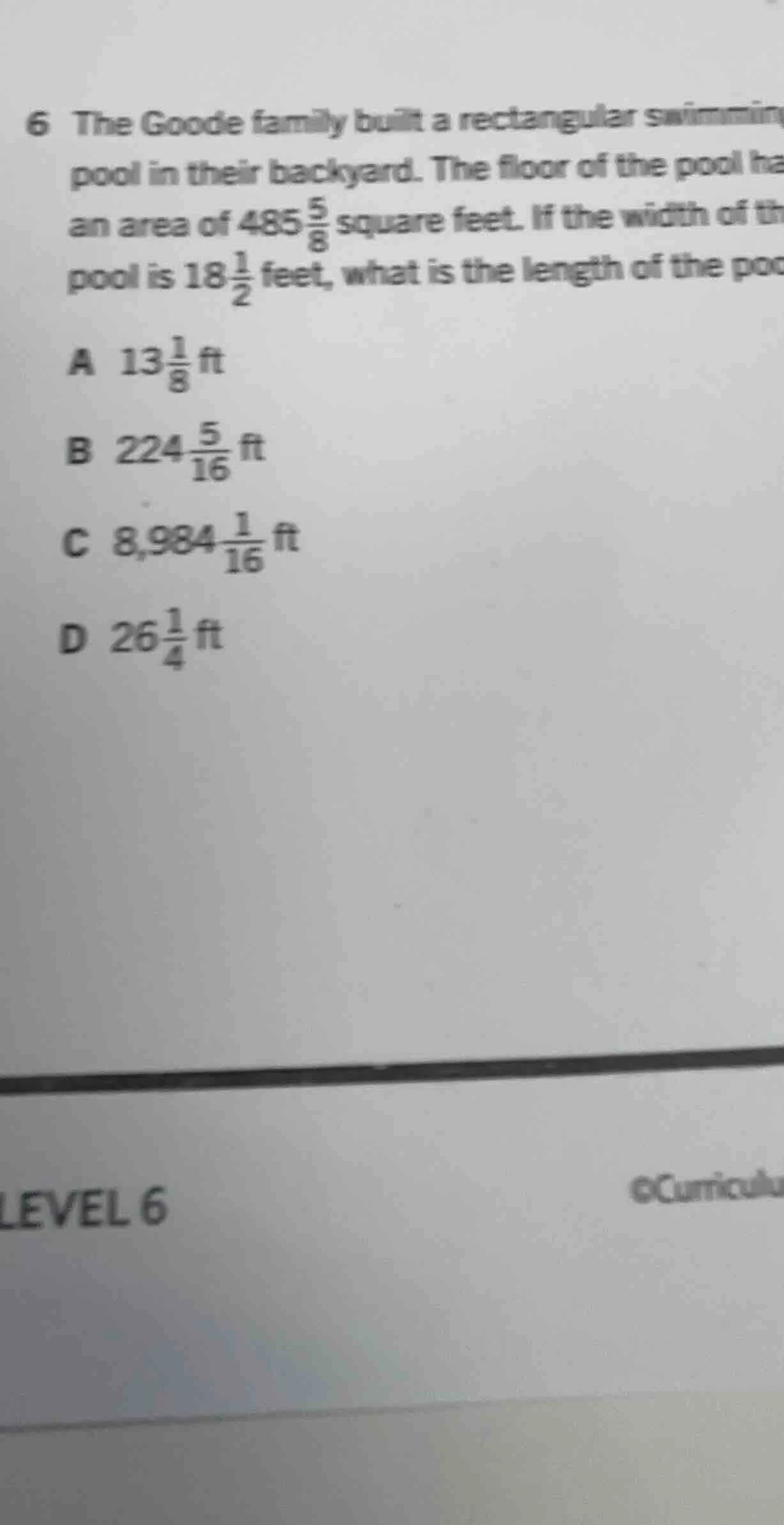 6 the goode family built a rectangular swimming pool in their backyard.…