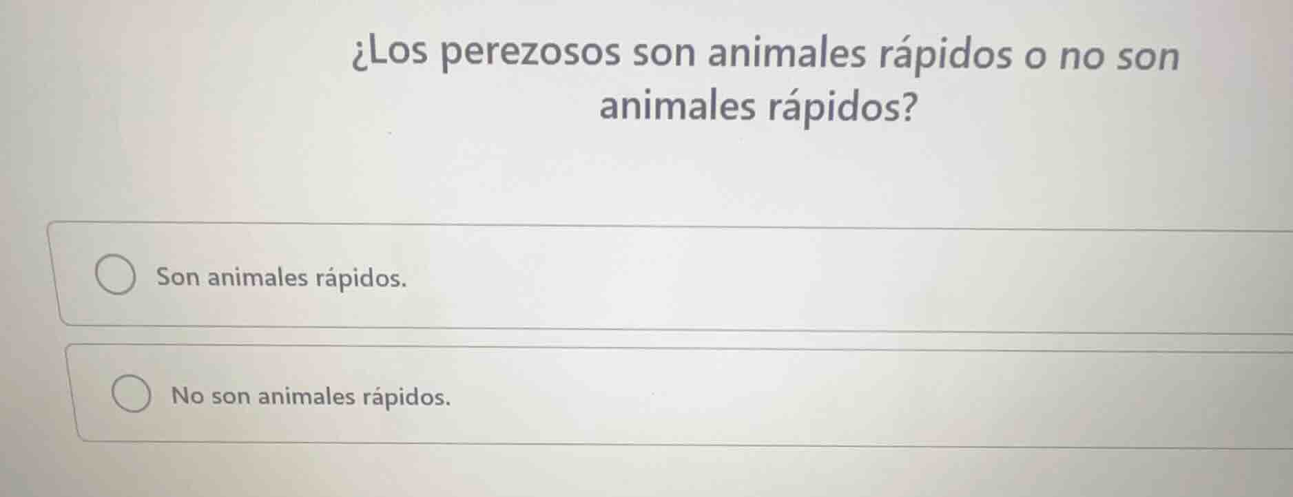 ¿los perezosos son animales rápidos o no son animales rápidos? son anim…