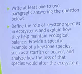 write at least one to two paragraphs answering the question below: defi…