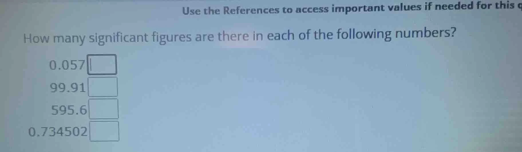 use the references to access important values if needed for this q how …