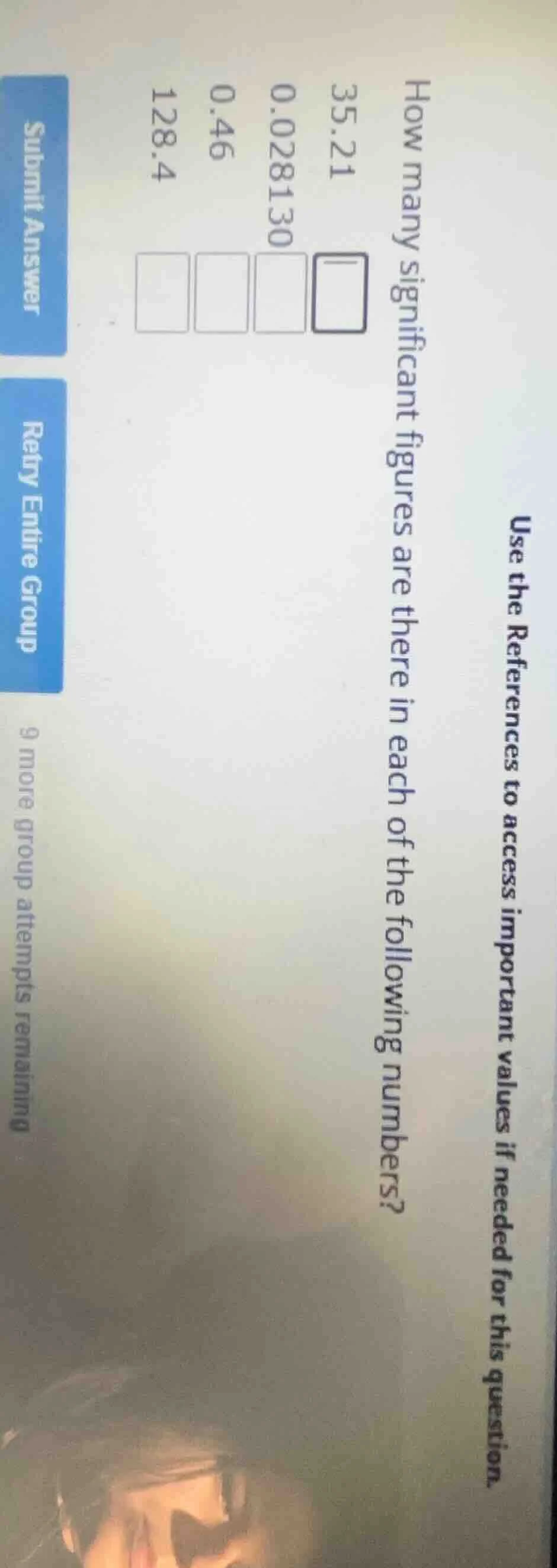 how many significant figures are there in each of the following numbers…