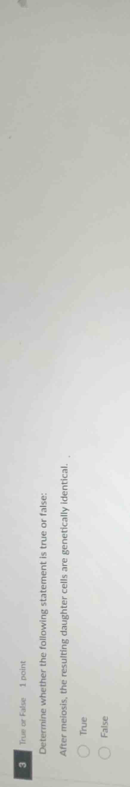 true or false 1 point determine whether the following statement is true…