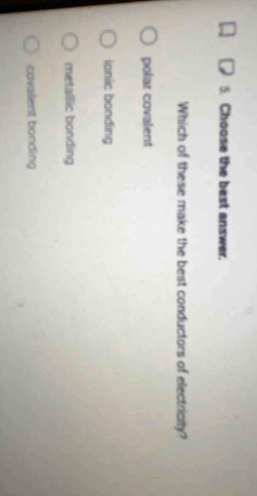 3. choose the best answer. which of these make the best conductor of el…