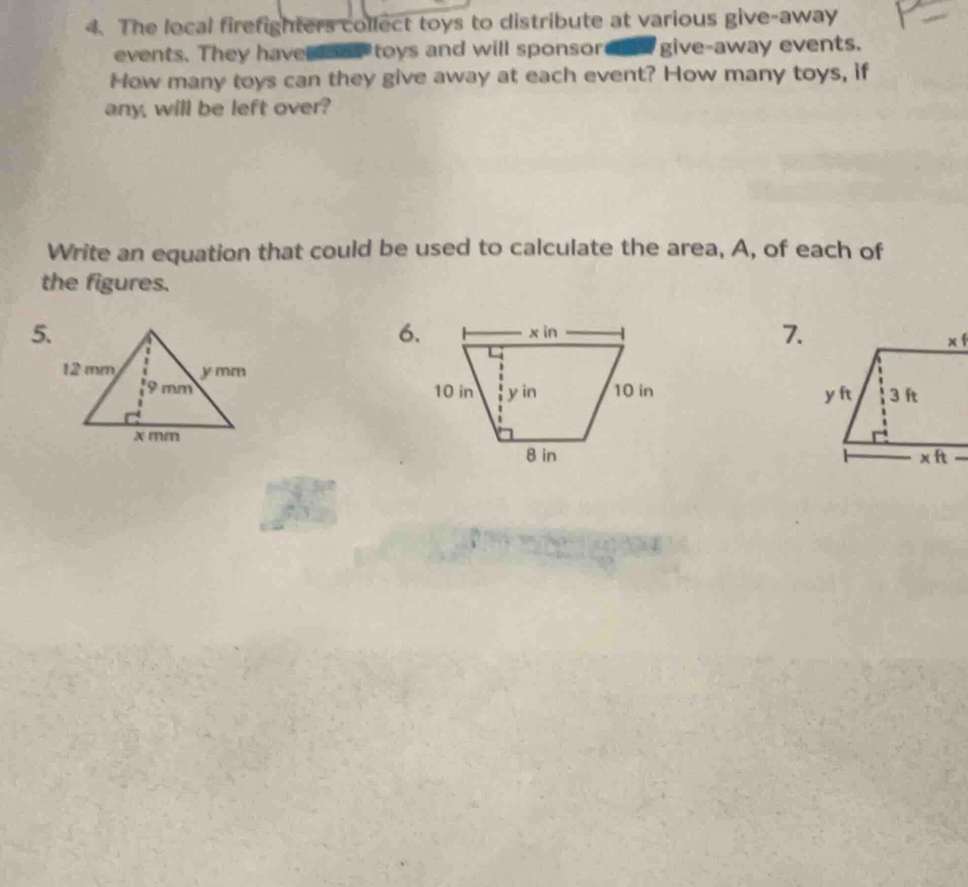 4. the local firefighters collect toys to distribute at various give - …
