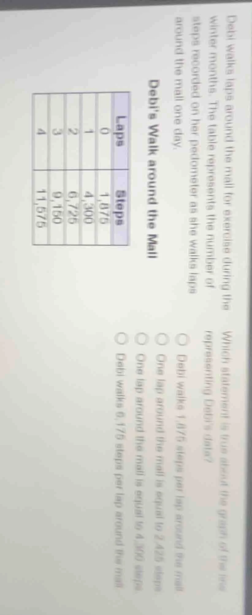 debi walks laps around the mall for exercise during the winter months. …