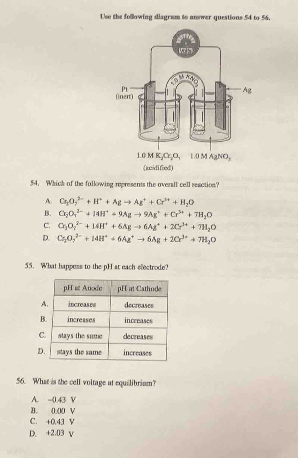 use the following diagram to answer questions 54 to 56. 54. which of th…