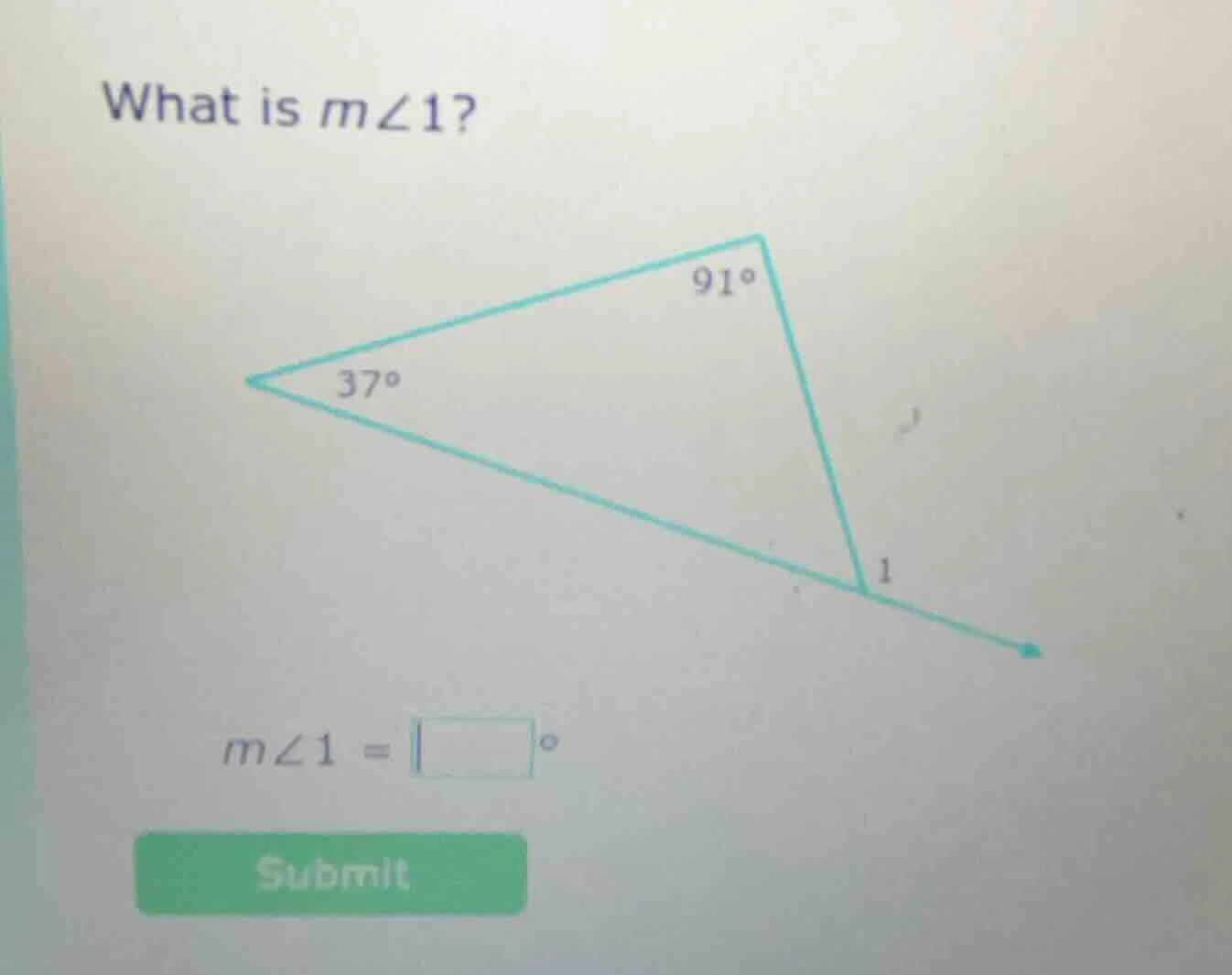 what is $m\\angle 1$? $m\\angle 1 = \\square^\\circ$