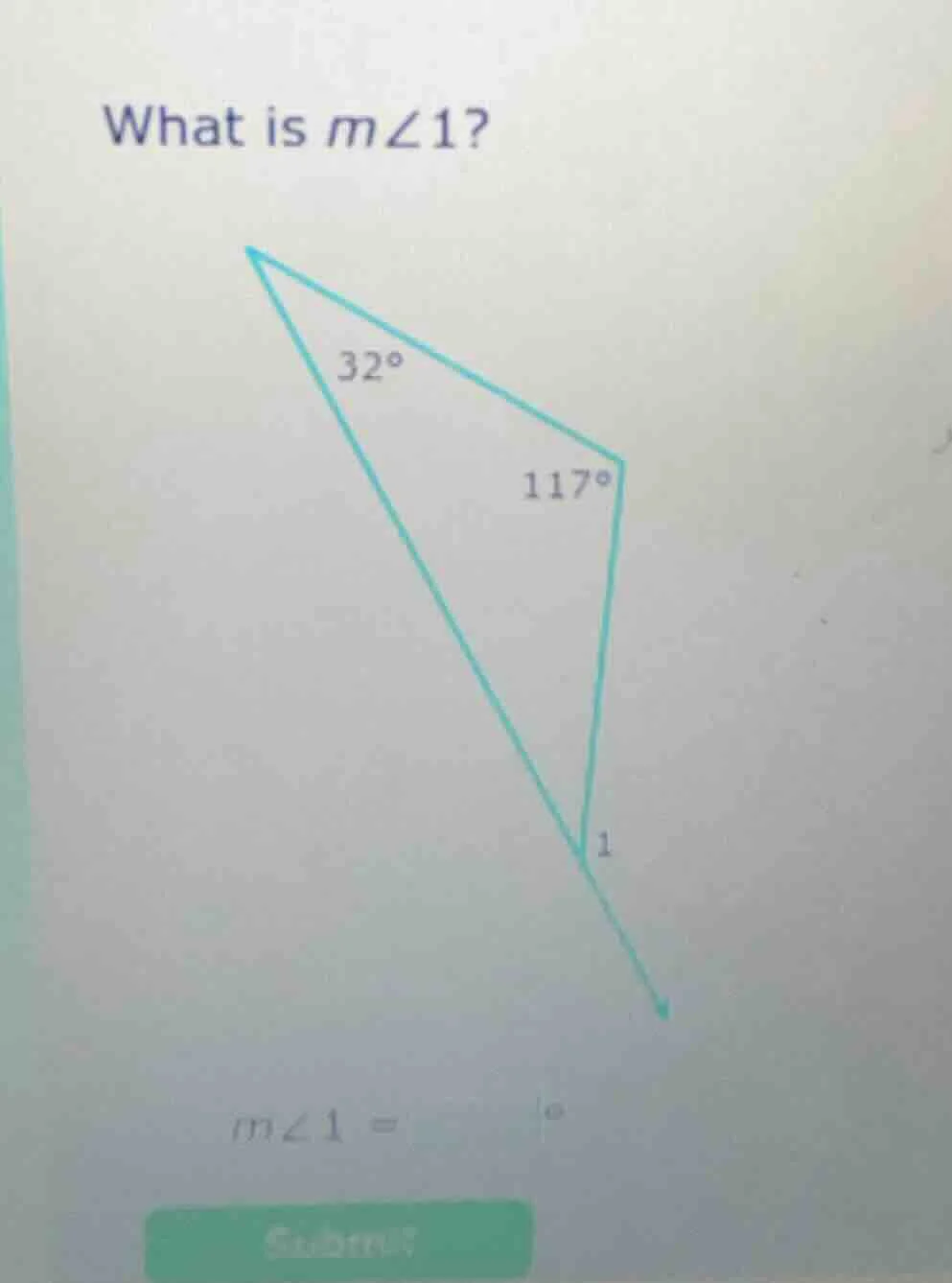 what is ( mangle 1 )? ( mangle 1 = ) (^circ)