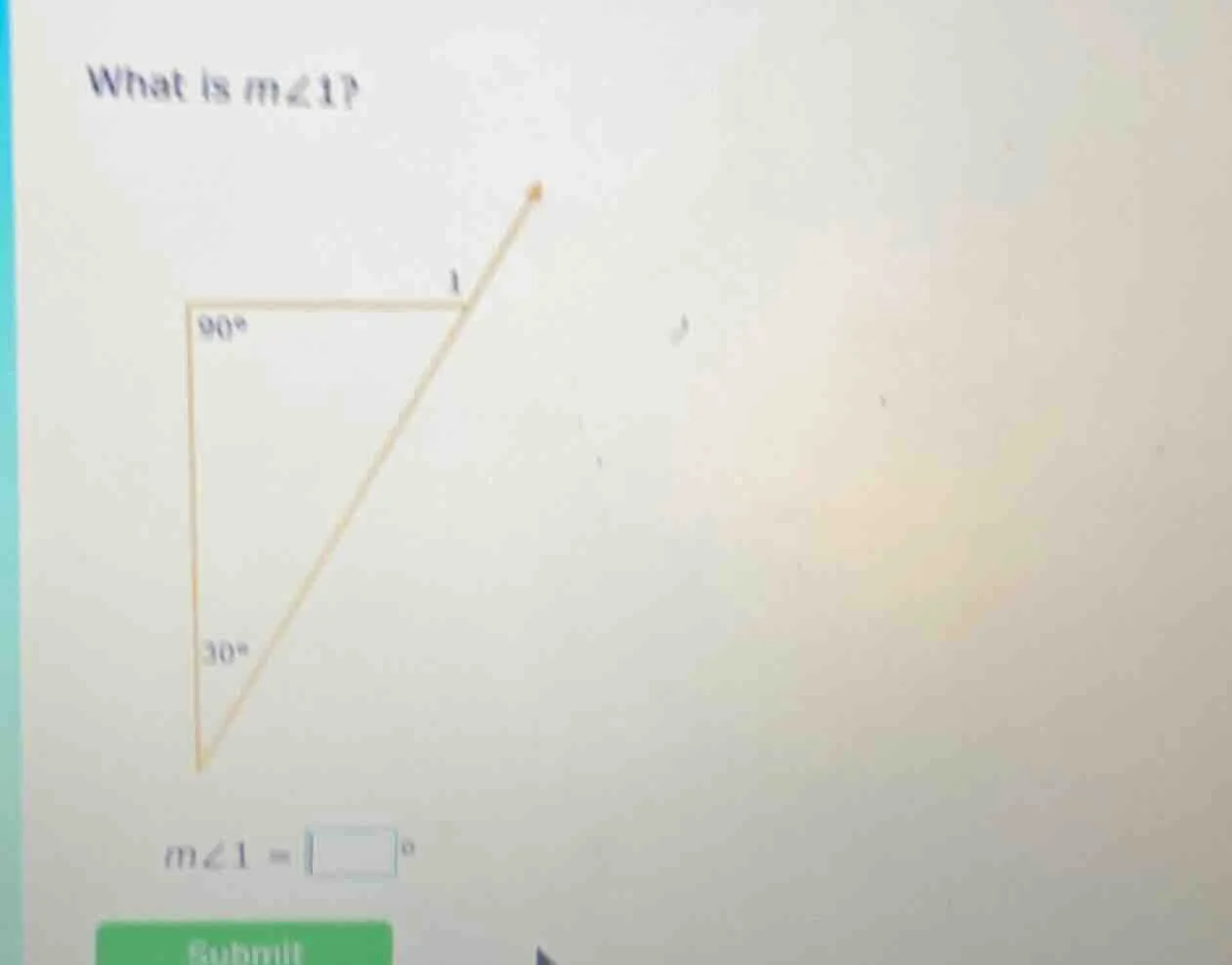 what is $m\\angle 1$? $m\\angle 1 = \\square ^\\circ$