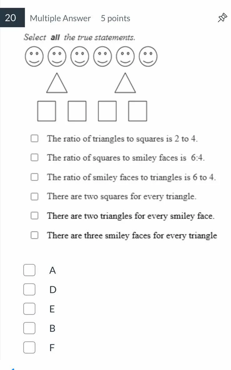 20 multiple answer 5 points select all the true statements. (smiley fac…