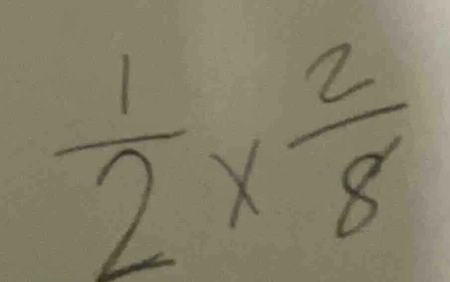 (\frac{1}{2} \times \frac{2}{8})