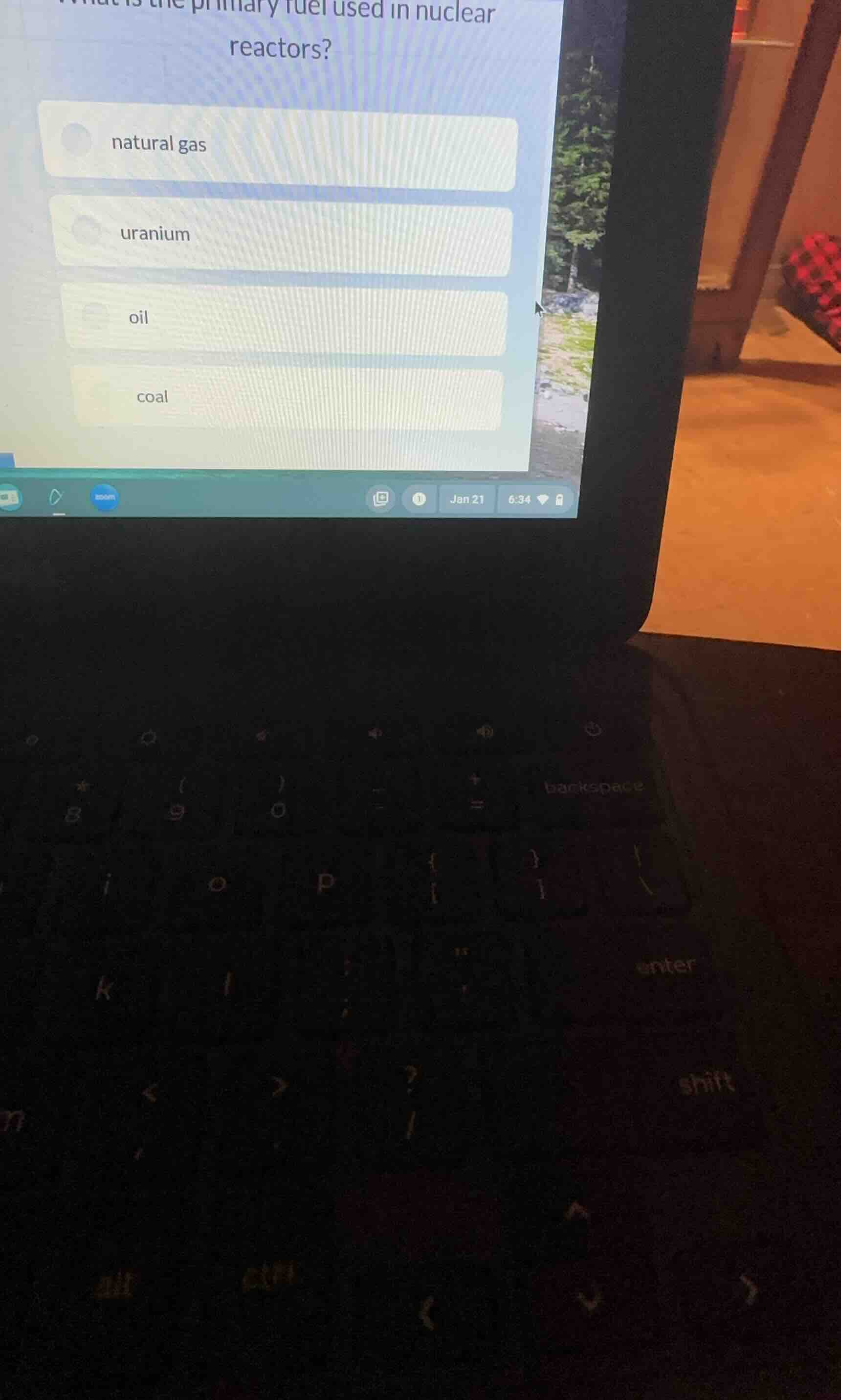 what is the primary fuel used in nuclear reactors? natural gas uranium …