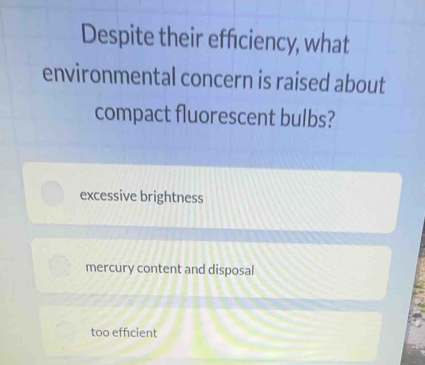 despite their efficiency, what environmental concern is raised about co…