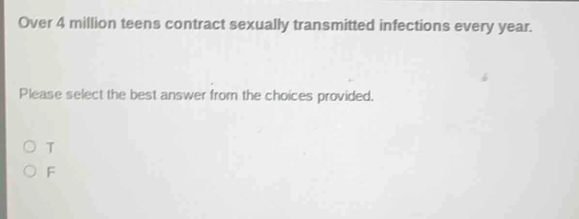 over 4 million teens contract sexually transmitted infections every yea…