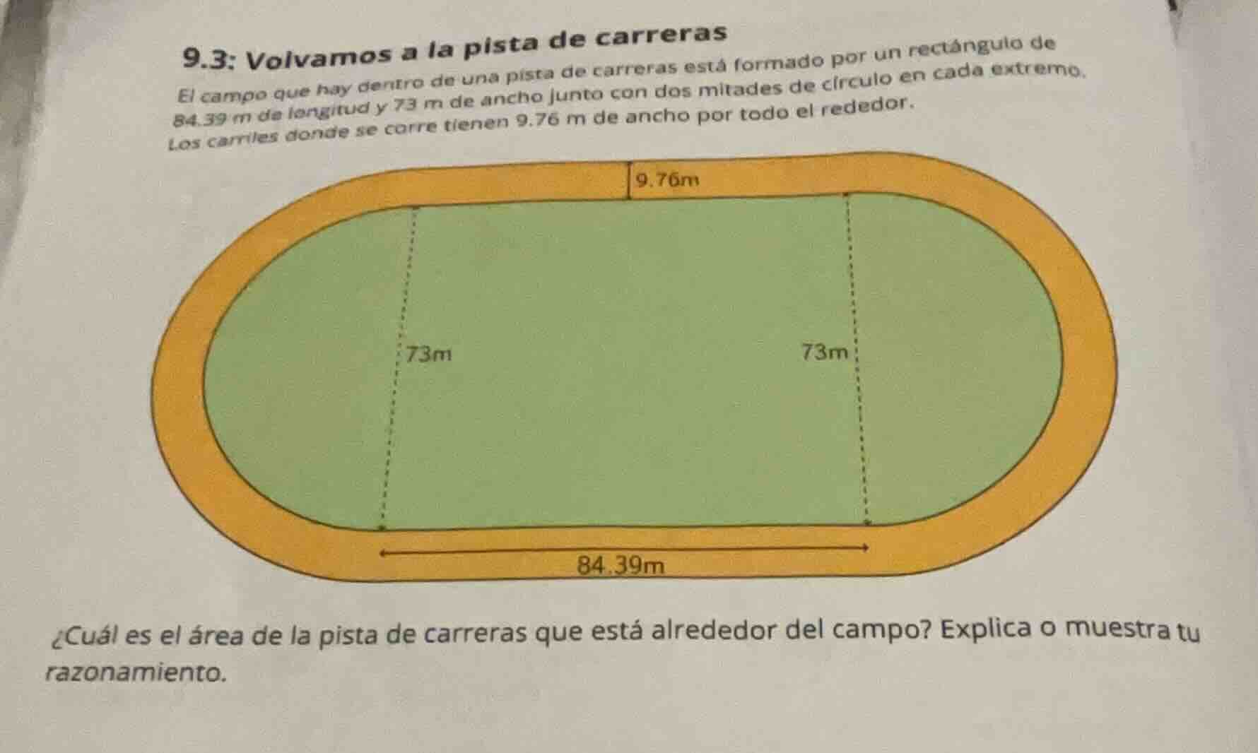 9.3: volvamos a la pista de carreras el campo que hay dentro de una pis…