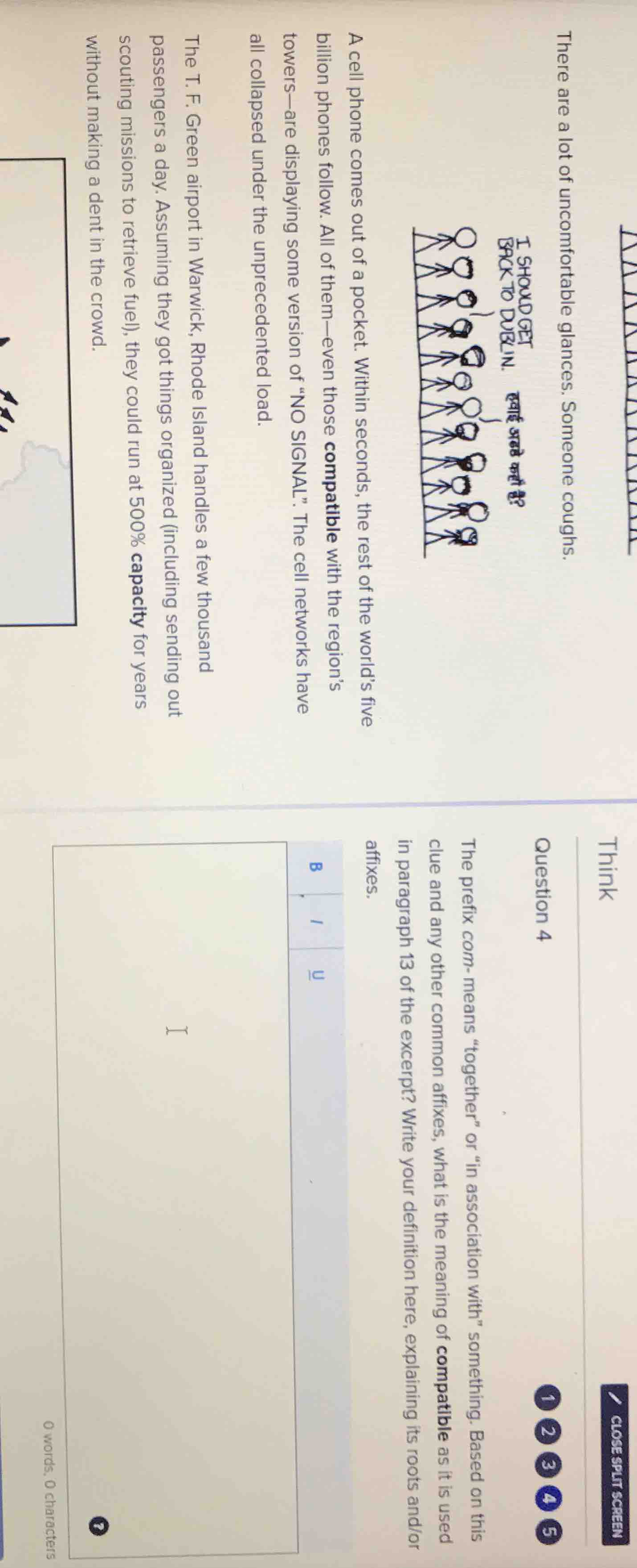 there are a lot of uncomfortable glances. someone coughs. i should get …