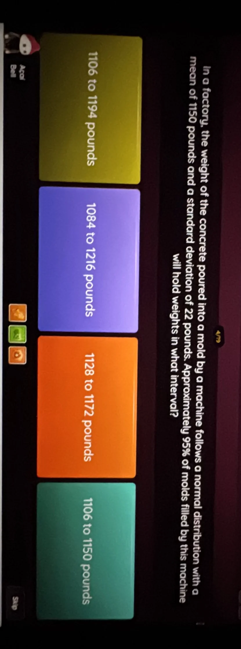 in a factory, the weight of the concrete poured into a mold by a machin…