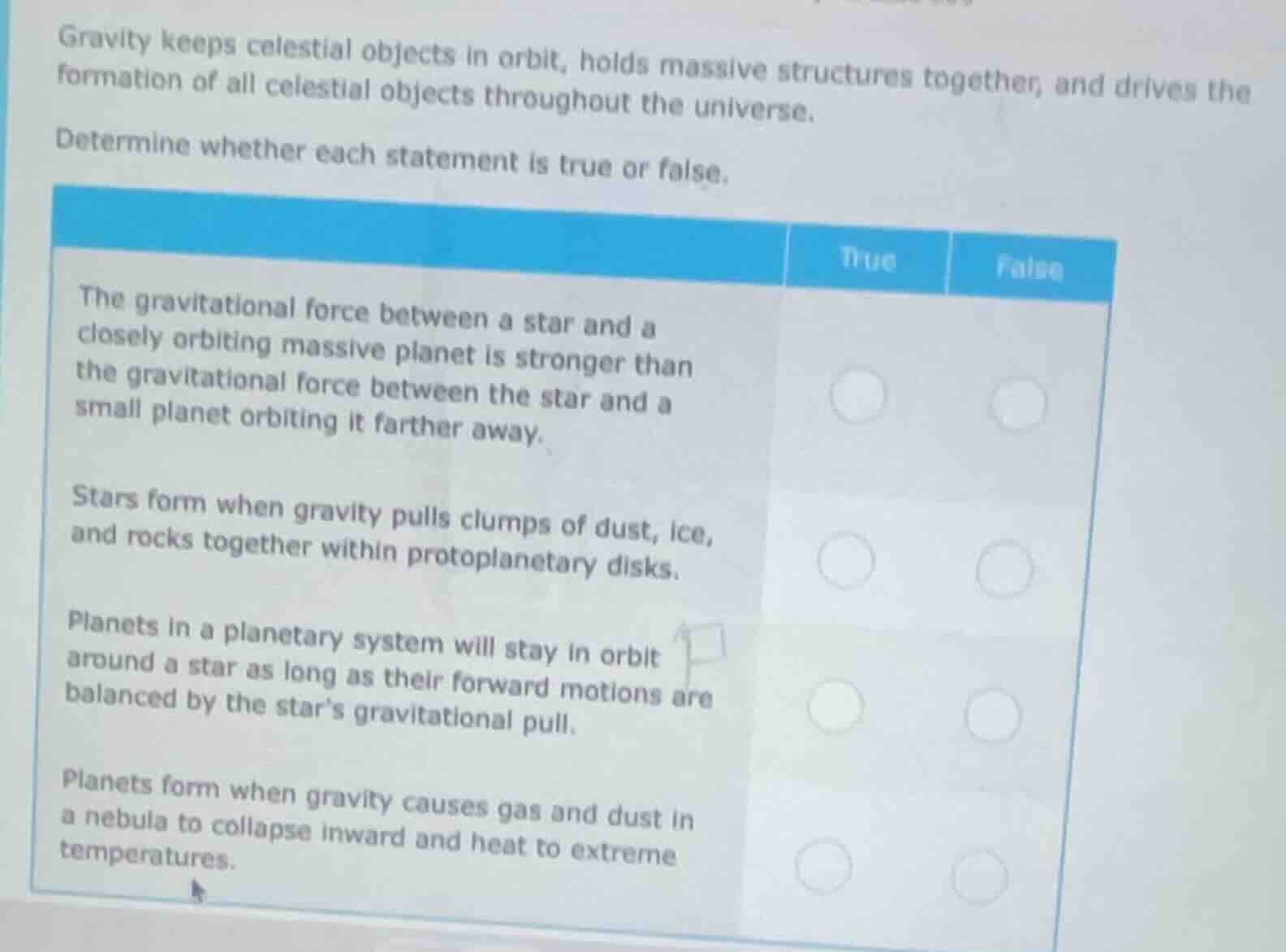 gravity keeps celestial objects in orbit, holds massive structures toge…
