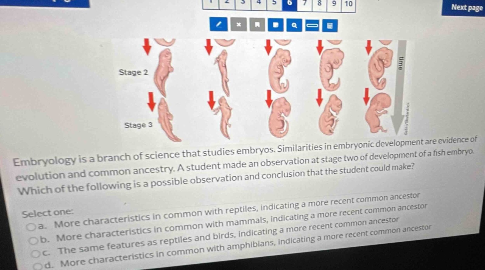 embryology is a branch of science that studies embryos. similarities in…
