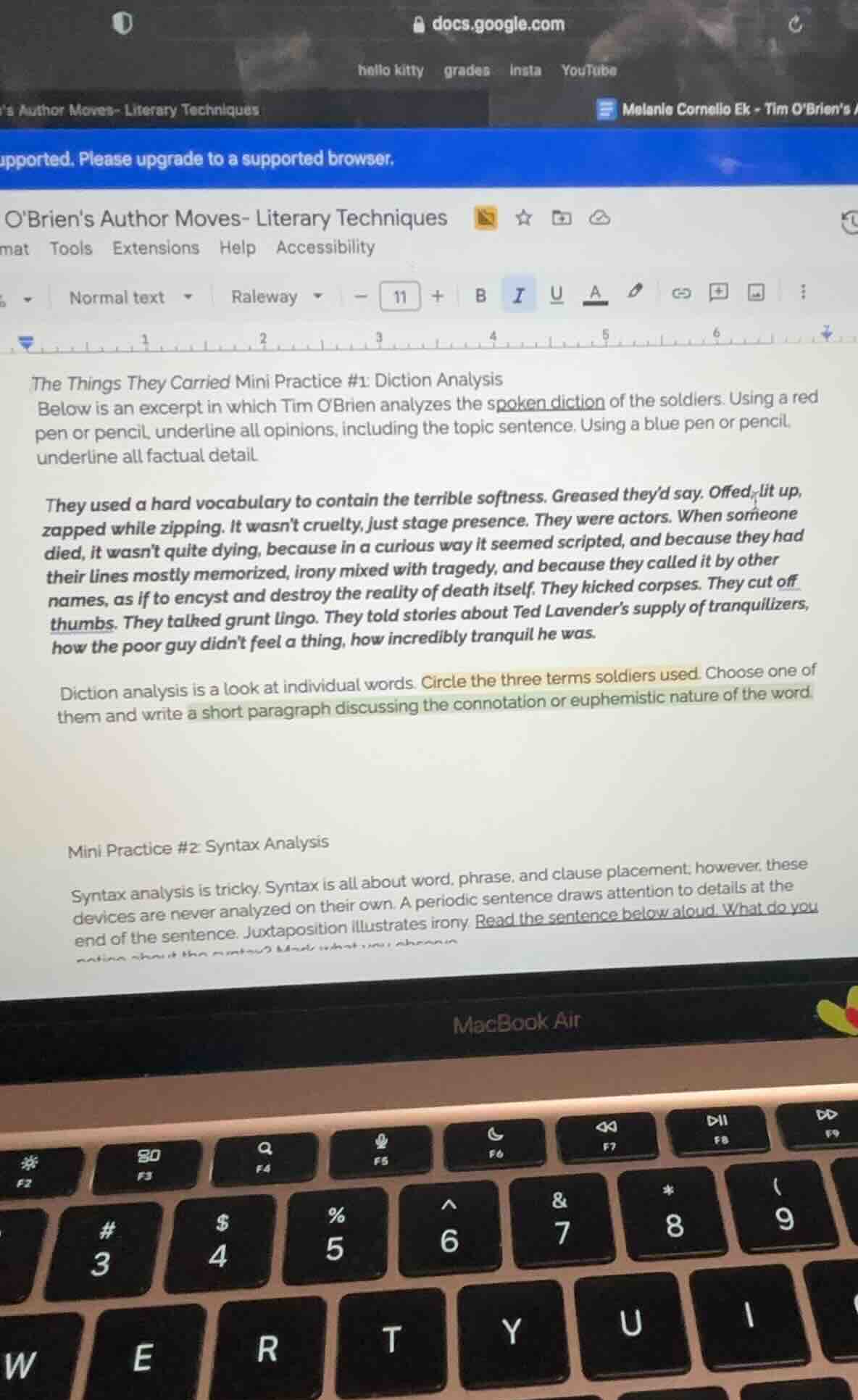 obriens author moves- literary techniques the things they carried mini …