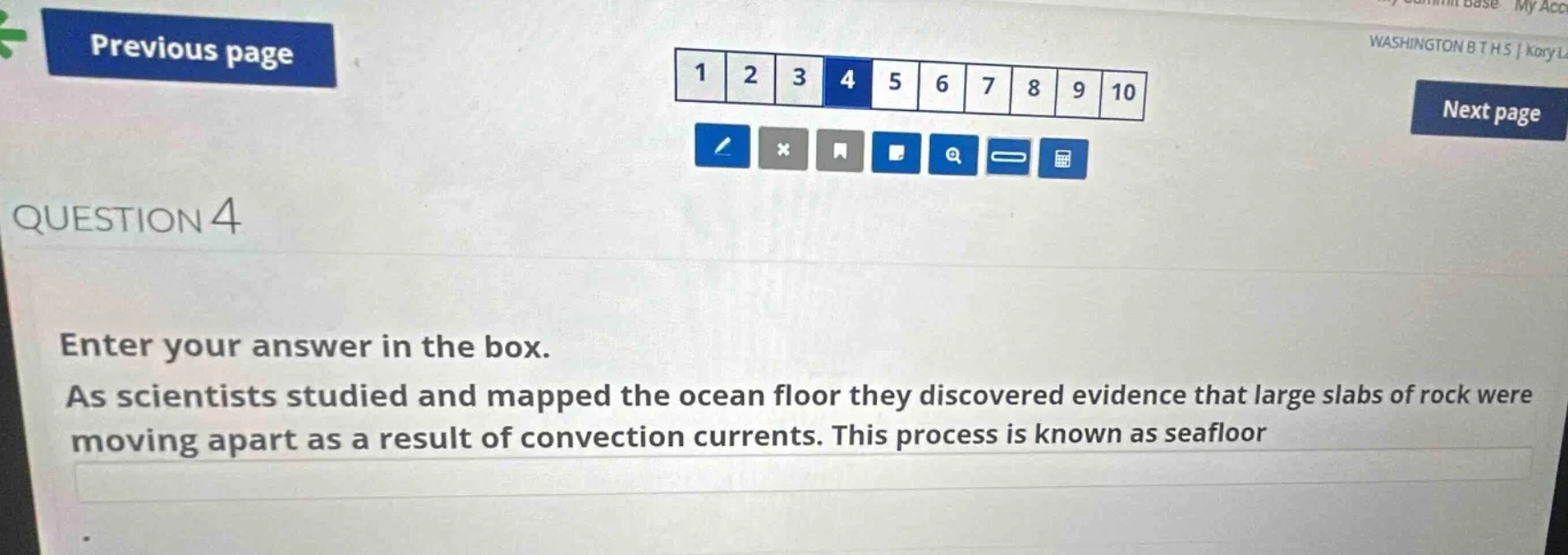 question 4 enter your answer in the box. as scientists studied and mapp…