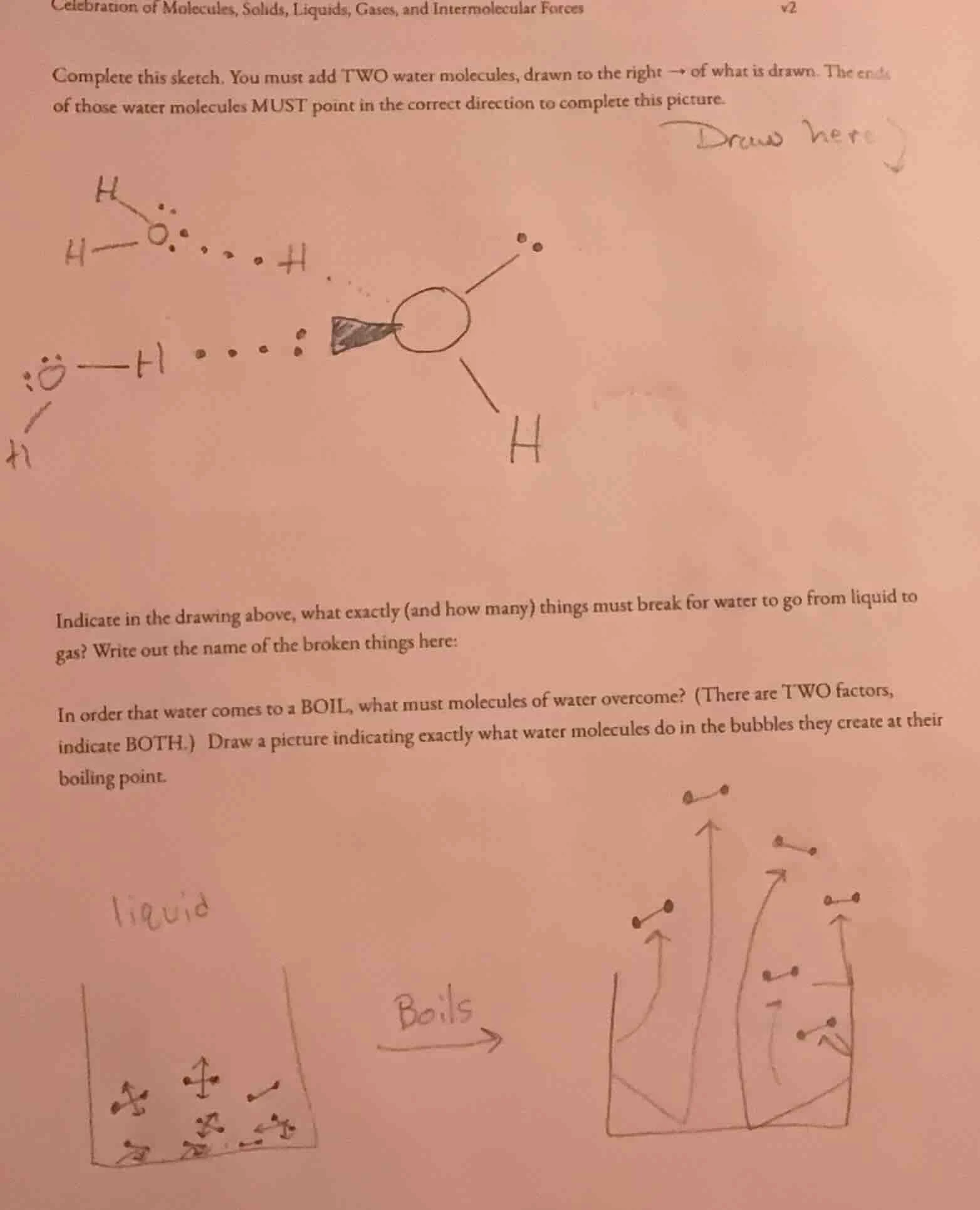 celebration of molecules, solids, liquids, gases, and intermolecular fo…