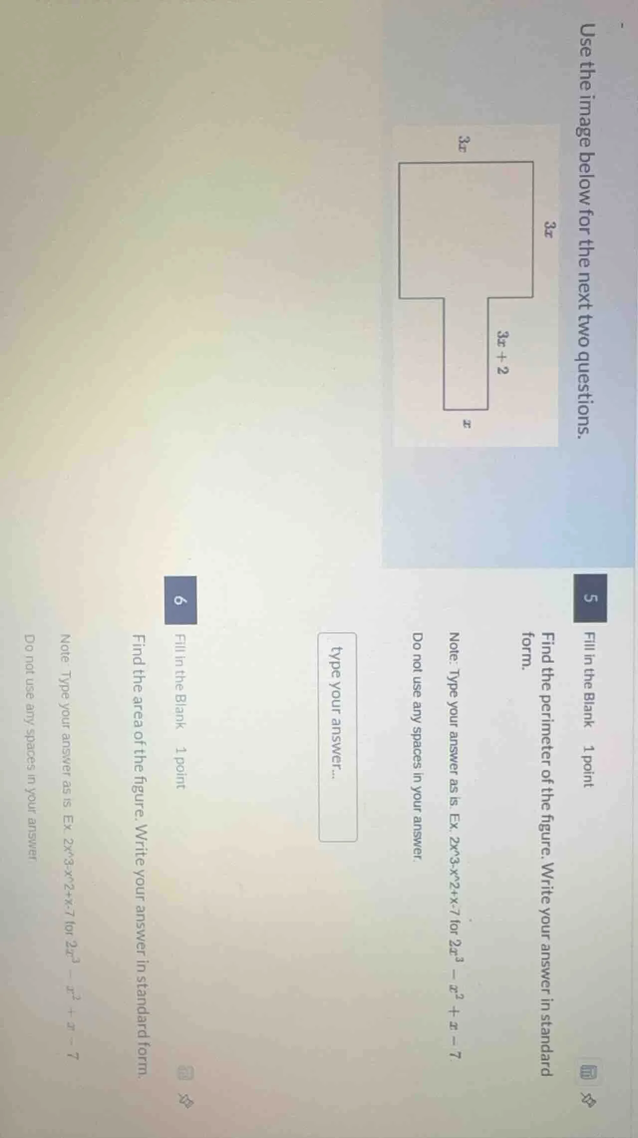 use the image below for the next two questions. 5 fill in the blank 1 p…